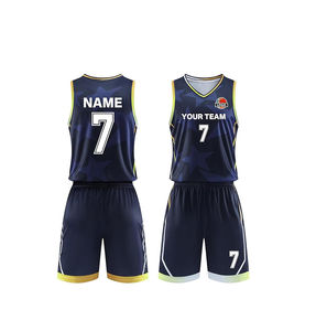 Uniforme de baloncesto de secado rápido para hombre, ligero y transpirable, con logotipo personalizado, estilo de juego de impresión de nombre de jugador de equipo - Product Image 6