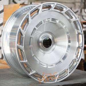 Llanta de rueda de forja de lujo 17-26 "17 18 19 20 21 22 24 26 pulgadas llanta cromada de coche pulido para <span class=keywords><strong>Mercedes</strong></span> Benz <span class=keywords><strong>Maybach</strong></span> Rollsroyce <span class=keywords><strong>Mansory</strong></span> - Product Image 4