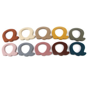 Jouet de dentition en silicone pour bébé, design éléphant multicolore, sans BPA, qualité alimentaire, nouveauté 2026 - Product Image 5