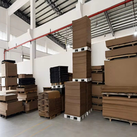 Kertas Kraft Dua Sisi Berlapis Lembaran Padat untuk Penumpukan Pallet Kemasan Botol Minuman/Kaca/Makanan Industri