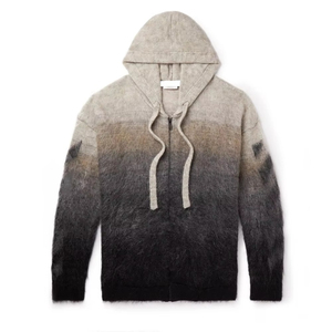 Sudadera con capucha de mezcla de angora para hombre, producción OEM, venta al por mayor, entrega rápida, tejido suave, envío rápido - Product Image 4