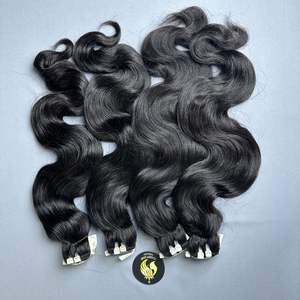 Vente en gros Extension de cheveux humains à trame de vague de corps vierge Cheveux bruts longs durables vietnamiens de haute qualité - Product Image 3