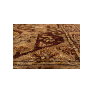 พรมขนสัตว์ถักมือสไตล์เปอร์เซียสีเบจและสีน้ำตาล ขนาดใหญ่ สำหรับตกแต่งห้องนั่งเล่นวัยรุ่น รุ่น Paem-1457 ลายทางเดิน - Product Image 3