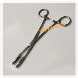 Pince chirurgicale manuelle en acier inoxydable de 14 cm, pince à pansement grossière, qualité d'exportation, entreprises d'instruments chirurgicaux Wenquar - Product Image 1