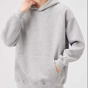 เสื้อมีฮู้ดผ้าฝ้ายหนาสำหรับผู้ชายทรงโอเวอร์ไซส์พิมพ์ลายแบบสวมหัว - Product Image 1