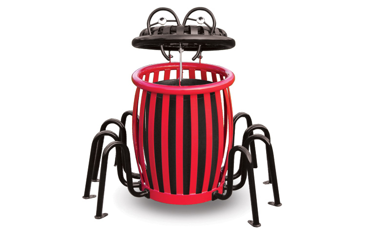 Spider Trash Can Creature Dustbin Commercial Grade Trash Receptacle for the Kids