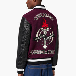 ODM Quality Letterman Varsity Man <b>Jackets</b> Wool Body Genuine Leather Sleeves Winter Wear <b>Smart</b> and Stylish <b>Jacket</b> for Man - Product Image 6