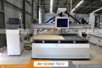Centro de Procesamiento CNC para Trabajar la Madera MS8 2130LB ATC con Etiquetado Automático para la Fabricación de Muebles
