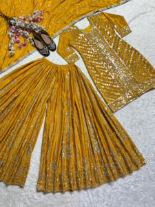 ชุดเสื้อผ้าแนวพลัสโซพร้อมงานเย็บปักถักร้อยและชุดสวมใส่แบบชนเผ่าหรูหราสำหรับงานแต่งงานในช่วงเทศกาลและงานเลี้ยงฉลอง - Product Image 6