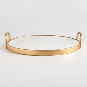 Gold and Black Two Tone Boat-Shaped Serving Tray Stylish Modern Design for Home Kitchen Dining Table Decor Decorative & Elegant - Product Image 4