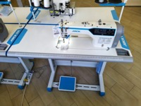 Machine à coudre industrielle à point noué à aiguille simple informatisée JACK A8 avec alimentation numérique