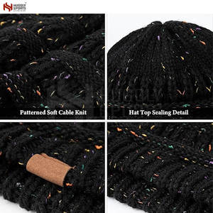 หมวกบีนนี่ใส่ได้ทั้งชายและหญิงสำหรับฤดูหนาวหมวกบีนนี่มีโลโก้ตามสั่ง - Product Image 5