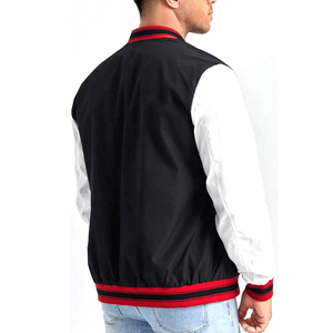 Wholesale Lightweight 2025 Customized Logo Printed OEM Service <b>Wool</b> Body Latest Style Full Sleeves Letterman Winter Jacket - Product Image 2