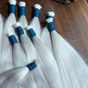 Vente en gros d'extensions de cheveux humains droits vietnamiens vierges 100% Double tirage brut en vrac lisse doux modèle de donneur unique - Product Image 3
