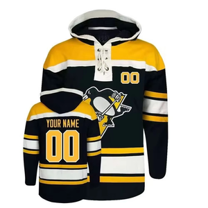 Chandail à capuchon de hockey sur mesure avec capuche réglable, idéal pour les conditions météorologiques variables, très chaud, sweats à capuche de hockey sur glace - Product Image 4