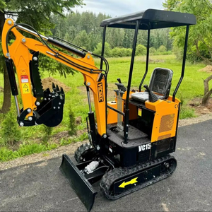 LIVRAISON GRATUITE VICSEC VC15 MINI EXCAVATRICE HYDRAULIQUE 15HP LAME DE RECUL DE 39 POUCES BAC DE 16 POUCES TOIT COMPLET HYDRAULIQUE AUXILIARE EPA CE - Product Image 1