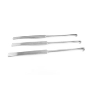Instrument chirurgical vétérinaire à crochet Snook en acier de haute qualité pour l'enlèvement des ovaires Type à pression avec finition unie pour l'escalade