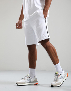 Pantalones cortos de playa de verano personalizados para hombre, pantalones cortos de lona informales de cintura media estampados con bolsillos, esenciales, tejido de punto corto de poliéster - Product Image 6