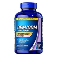 Comprimés de Glucosamine, Chondroïtine, MSM et Curcuma pour la Santé Articulaire, la Mobilité du Cartilage, Triple Force, Marque Privée OEM