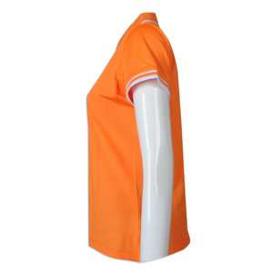 Haute qualité à faible taux tendance mode femmes polos respirant grande taille femmes polo à manches courtes pour dames - Product Image 2