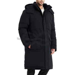 Parka extra longue Manteau d'hiver Veste doudoune à capuche Vêtements d'extérieur lourds, chauds et résistants à l'eau pour la protection contre le froid - Product Image 1