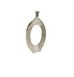 Indian Handmade Cast Aluminium Flower Vase With Patina Finishing Custom Made Flower Vase - Product Image 1