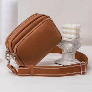 Sac à main en cuir PU pour femme, style romantisme français rétro, couleur unie, simple et élégant - Product Image 3