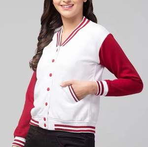 Vestes universitaires universitaires personnalisées en gros Pullover respirant en coton et laine Varsity Jacket Letterman Wool Varsity Vestes personnalisées - Product Image 5