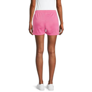 กางเกงขาสั้นผ้าฟลีซเอวสูงสำหรับผู้หญิงกางเกงวิ่งผ้าฝ้าย100% ลำลองมีเชือกผูกสีตามสั่ง - Product Image 6