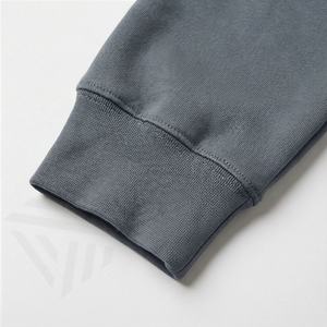 Survêtement pour homme, vêtements de sport, sweat-shirt, 100% coton, tissu respirant, logo personnalisé, ensembles de course en plein air, couleur personnalisée - Product Image 6