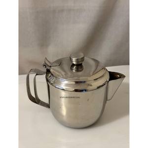 Dallah Árabe de Metal Hecha a Mano de Tamaño Mediano Contemporánea, Utensilio de Cocina Más Vendido, Tetera y Cafetera con Acabado Brillante de la India - Product Image 2