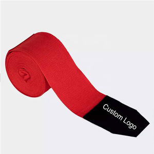 Bandages de boxe en tissu de qualité supérieure, couleur unie personnalisée, logo OEM, respirants, pour unisexe - Product Image 6