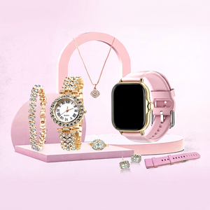 Montre connectée Sower A58 Plus avec bracelet serti de diamants pour femmes, étanche IP67, tracker d'activité, coffret cadeau - Product Image 2