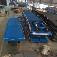 Niveleur de quai mobile pour camion à trois points rampe hydraulique chargement déchargement plate-forme élévatrice pour chariot élévateur