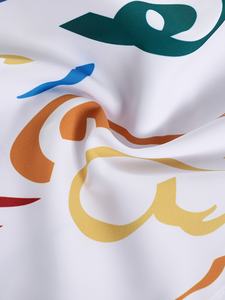 Streetwear tendance pour hommes, chemise et short à manches courtes et imprimé graffiti multicolore, ensemble de vacances 100% coton à séchage rapide - Product Image 6