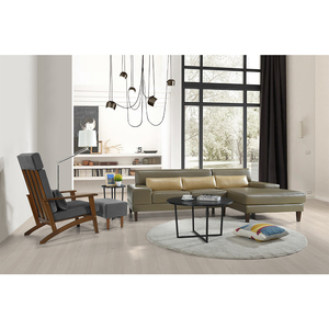 Canapé en forme de L 321 JPS 600887, salon, mobilier moderne pour la maison, revêtement en tissu, pieds en aluminium, fauteuil convertible, tabouret - Product Image 1