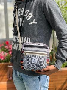 Sac à main à bandoulière en chanvre pour femmes élégantes sacs à provisions multi-usages vintage sacs à bandoulière durables en coton de jute - Product Image 2