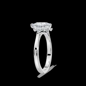 Bague de fiançailles en diamant de laboratoire taille poire de 1,30 carat, certifiée IGI, or massif 14 carats, solitaire classique, bague de mariée pour femme - Product Image 2