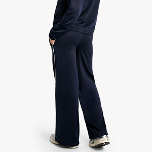 OEM/ODM pantalon de jogging à jambe droite respirant de couleur unie taille élastique léger à séchage rapide sur mesure de grande taille - Product Image 3