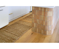Tapis de prière et de pique-nique rectangulaire en jute naturelle MOOHAK, tressé, rembourré, tufté, réversible, brodé, antidérapant, adapté aux animaux domestiques, pour le voyage