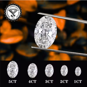 Diamants de laboratoire ovales certifiés IGI 1,50-2,00 carats Couleur F Pureté VVS1-VVS2 CVD Coupe excellente Approvisionnement direct fabricant - Product Image 1