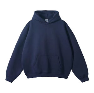 Sudadera con capucha de algodón 100% para hombre, gran oferta, logotipo bordado personalizado, con capucha de gran tamaño, diseño liso en blanco de alta calidad - Product Image 3