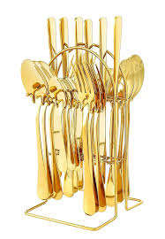 Laiton salle à manger utiliser couverts conception inoxydable hôtel vaisselle cuillère haute qualité couverts couverts meilleur polonais prix abordable - Product Image 4