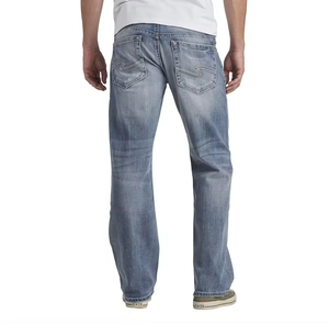 2024 New Men's Breathable High Quality Men's <b>Jeans</b>, High Grade Stretch Tight <b>Jeans</b> Custom Pattern Denim <b>Jeans</b> for Men - Product Image 3