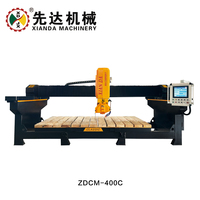 Máquina de Corte de Piedra con Control Servo CNC, 360 °   Cabeza Giratoria y 45 °   Plataforma Inclinable para el Procesamiento de Losas de Mármol y Granito