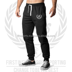 Pantalons de survêtement légers pour hommes, choix en molleton, coupe-vent, broderie, motif de pantalon croisé, coupe ample, pantalon décontracté, disponible en 8XL - Product Image 2