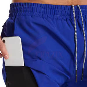 Pantalones Cortos Deportivos de Doble Capa para Hombre, 100% Poliéster, Secado Rápido, Transpirables, Ligeros, Cómodos, para Gimnasio, Entrenamiento, Running y Ejercicio - Product Image 5