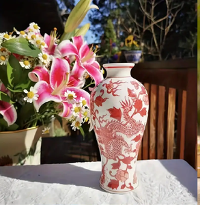 Vases floraux rustiques, céramique peinte à la main, décor de style vintage, vases à fleurs uniques. Disponible aux prix de gros. - Product Image 4