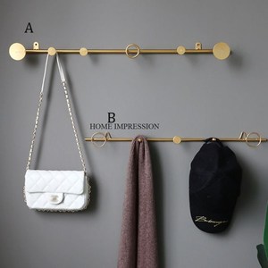 Best Quality Metal <b>Wall</b> Hook <b>Hanger</b> Latest New Design for Bathroom & Living Room for Cloth Hanging Export Price Gold Color - Product Image 4