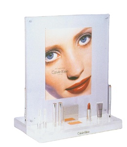 Modern Acrylic Cosmetic Display <b>Stand</b> Neat and Accessible Vanity Accessory with Stylish Touch - Product Image 4